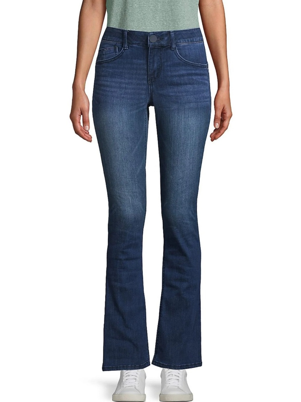 Democracy "Ab" Solution Itty Bitty Bootcut Jeans Size 4 - Picture 2 of 7